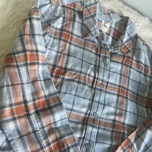 VANS cropped flannel